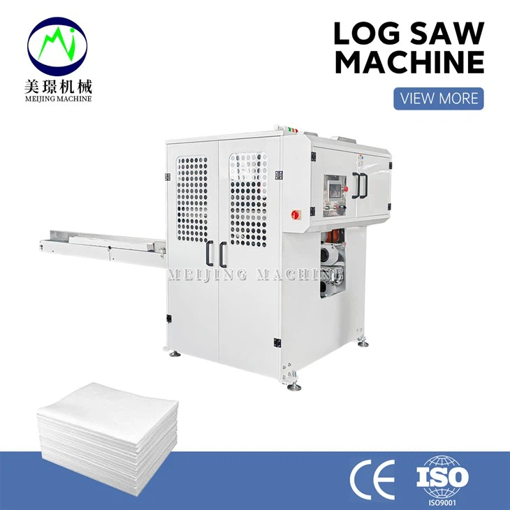 Automatic High Speed Log Saw Cutting Machine for Facial Tissue or Hand Towel