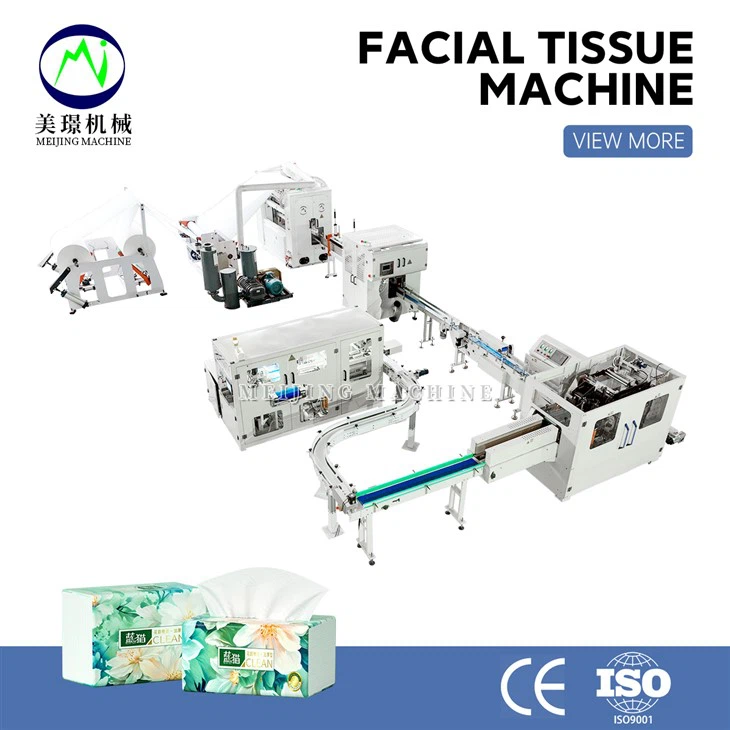 Automatic V Folding Facial Tissue Paper Making Machine