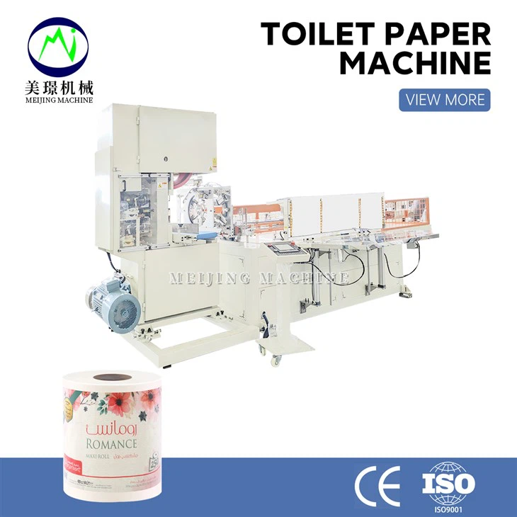 New Design Automatic Toilet Paper Roll Band Saw Cutting Machine