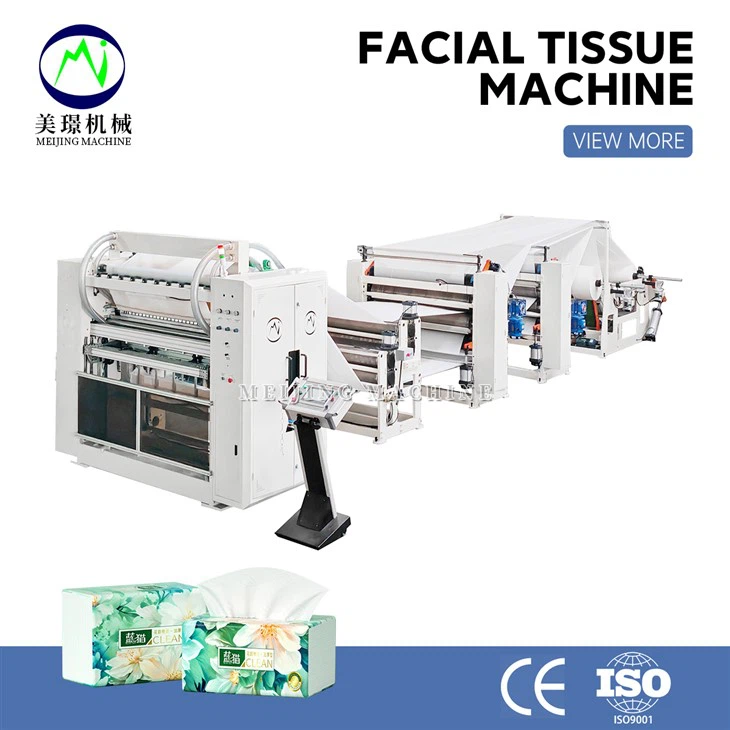 Facial Tissue Interfolding Machine